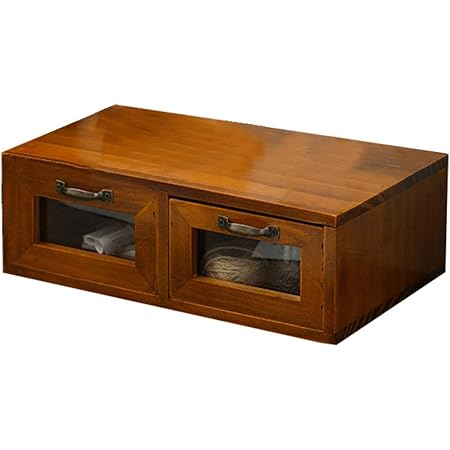 Bamboo Desk Organizer W/3-Drawer Tabletop Storage Box No Assembly Required For Store Daily Necessities - View #12