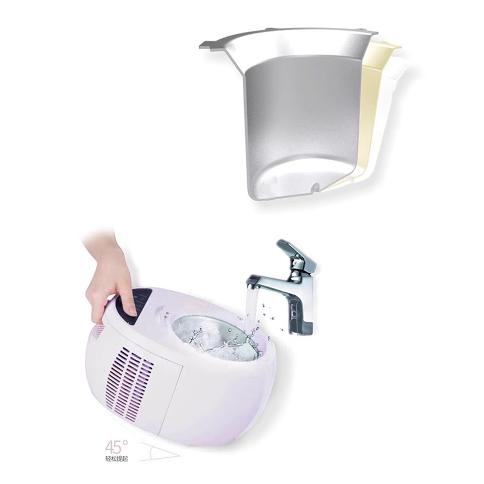 Heladera Máquina de Helados Multifuncional Helado doméstico Pequeño Completamente automático con máquina de Helados de refrigeración Gran Capacidad 1000mL Maquina de Helado