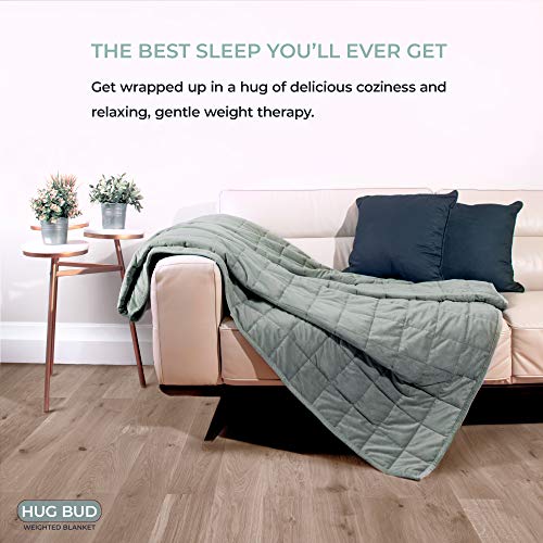 Hug Bud 10Pound Weighted Blanket (48" x 72") Deals,...
