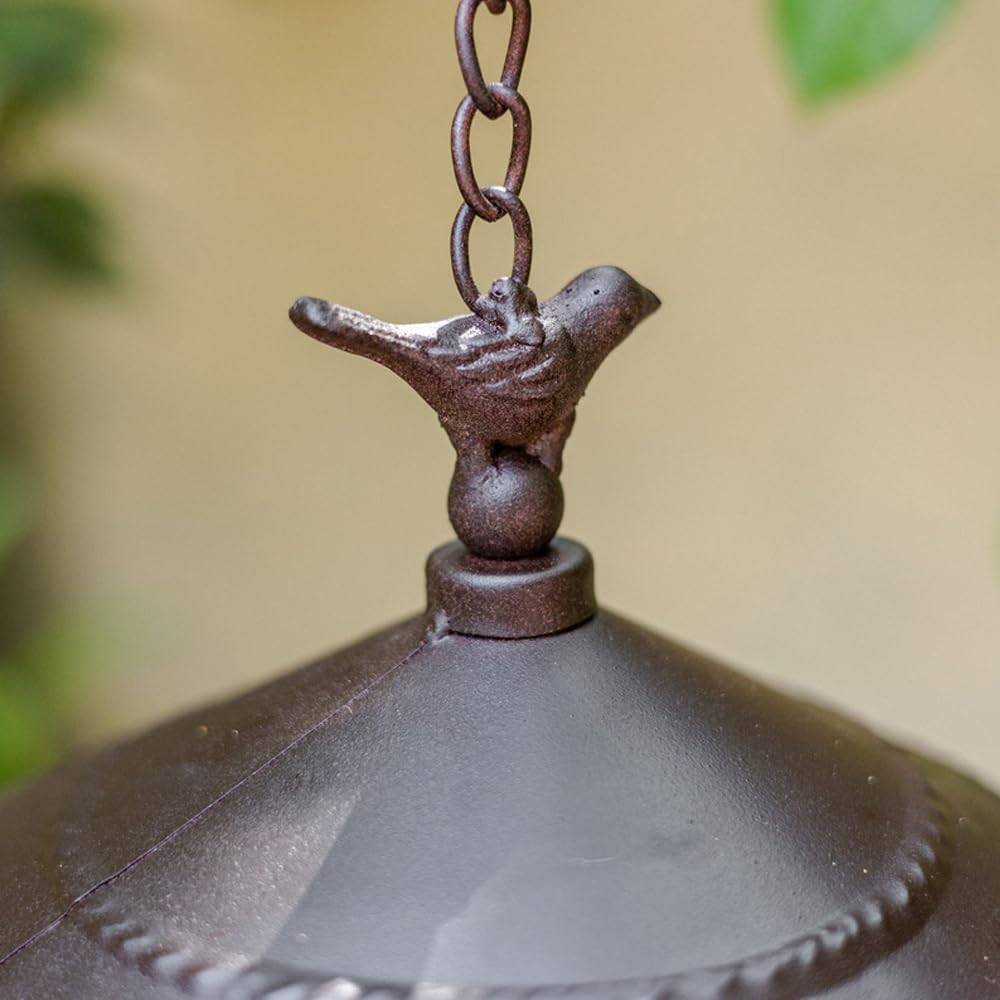 Outdoor Incense Burner Holder Portable Incense Case Iron Outdoor Incense Burner with Lid for Indoor Use Windproof Hangable