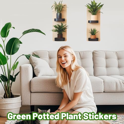 Plant Wall Stickers 2pcs - Image 2
