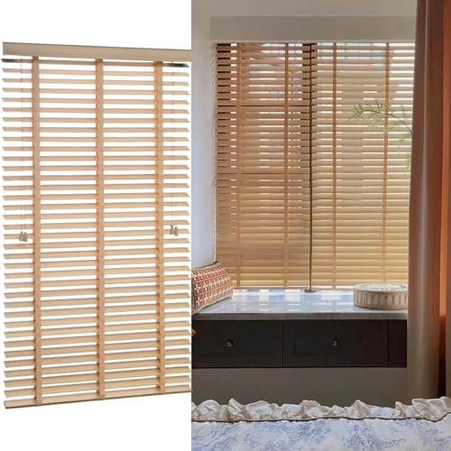 Persianas venecianas de madera maciza para un control lumínico elegante en interiores 2