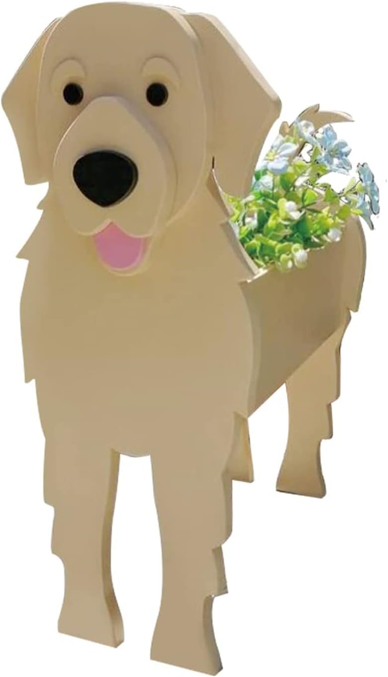 RWUDV 2023 New Dog Planter Plant Pots, Cute Dog Planters
