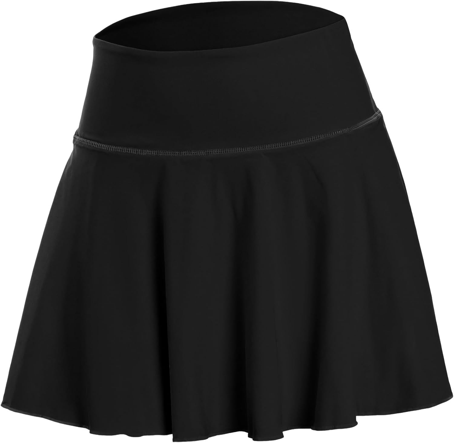 Skirts With Pockets, Tennis Skirts For Women, Skirt Black High Waist With Shorts, Athletic Skorts, Sizes S-Xxxl, Breathable Nylon-Spandex Fabric For Flexibility