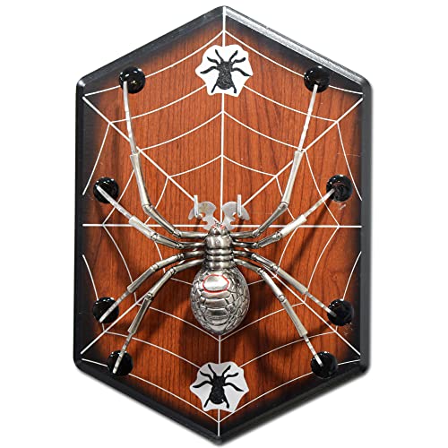 Snake Eye Black Widow Spider Fantasy Dagger with Wall Plaque