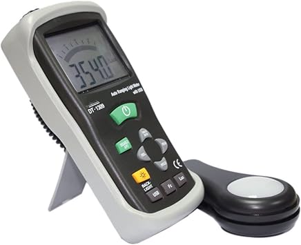 Handheld Illuminance Meter Illuminance Meter with The USB Interface Brightness Test DT-1309 lux Meter for Optical Power UV Test Color 1 Size DT-1309