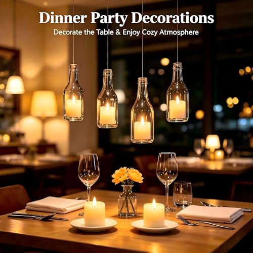 Image of Rechargeable Flameless Candles with Remote Timer | 6pcs Flickering Tea Lights Candles Battery Operated, Votive Fake Candles For Easter Wedding Halloween Christmas Home Decor