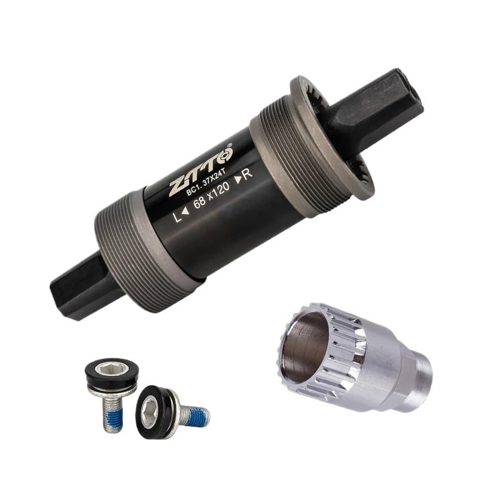 JIASHUNHE Bottom Bracket Bicycle Square Tapered Threaded Bottom Bracket Tool Kit Remove For Spindle Crankset(68x120L Kit)