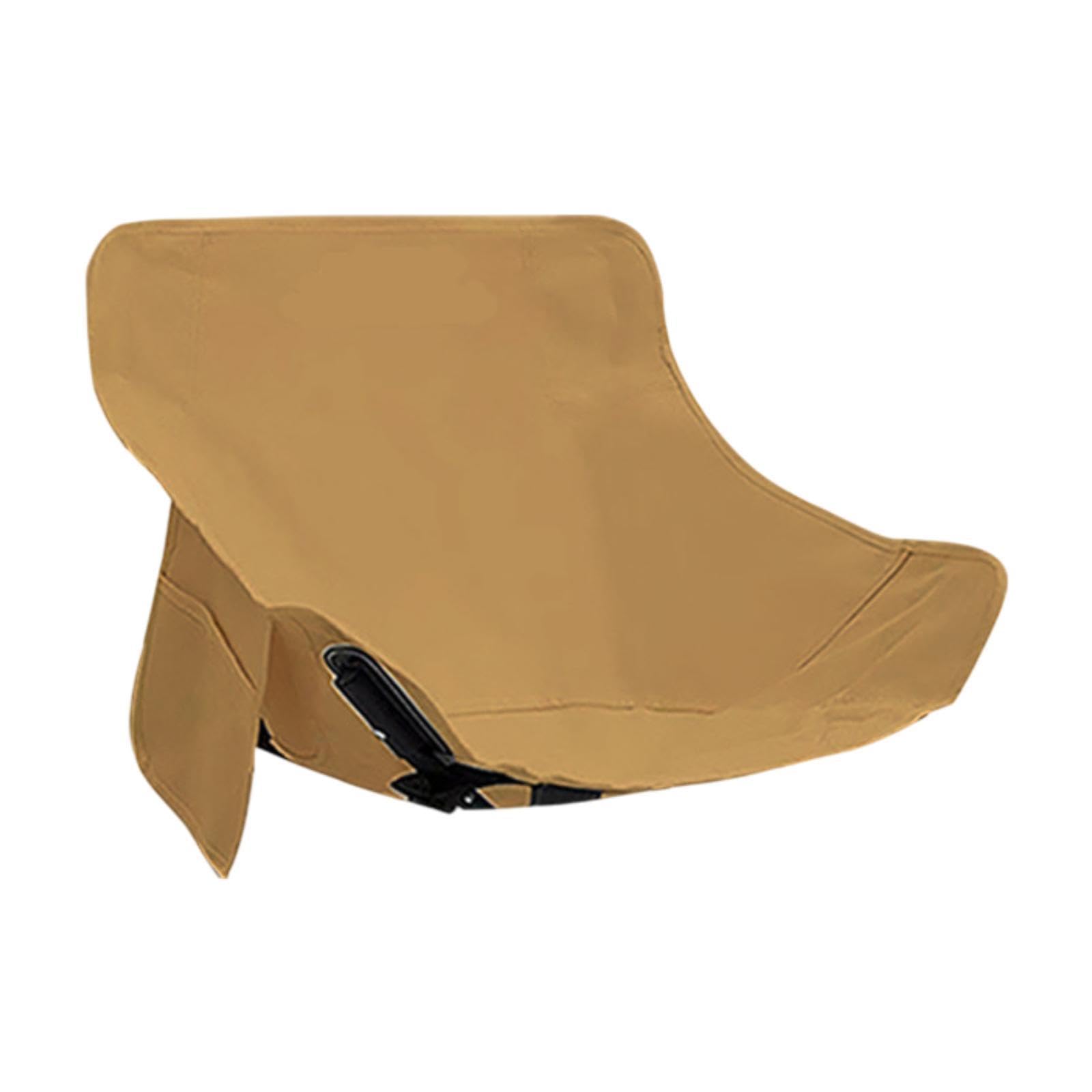 Folding Camping Chair Cover Portable Replacement for Backyard Picnic Fishing Low Back Brown| Sports Equipment | Outdoor Sports Gear | Exercise Gear-image-38