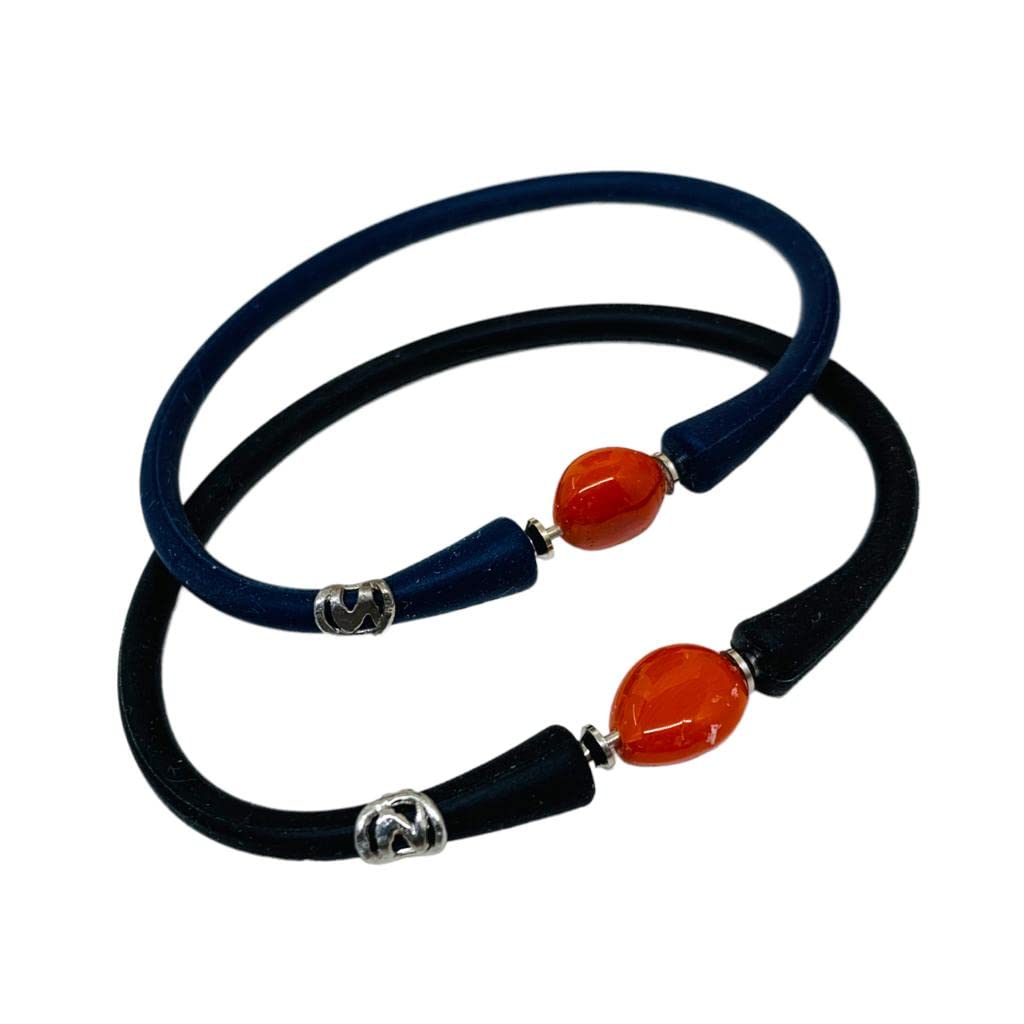 Bracciale Nocito porta fortuna in corallo e caucciù
