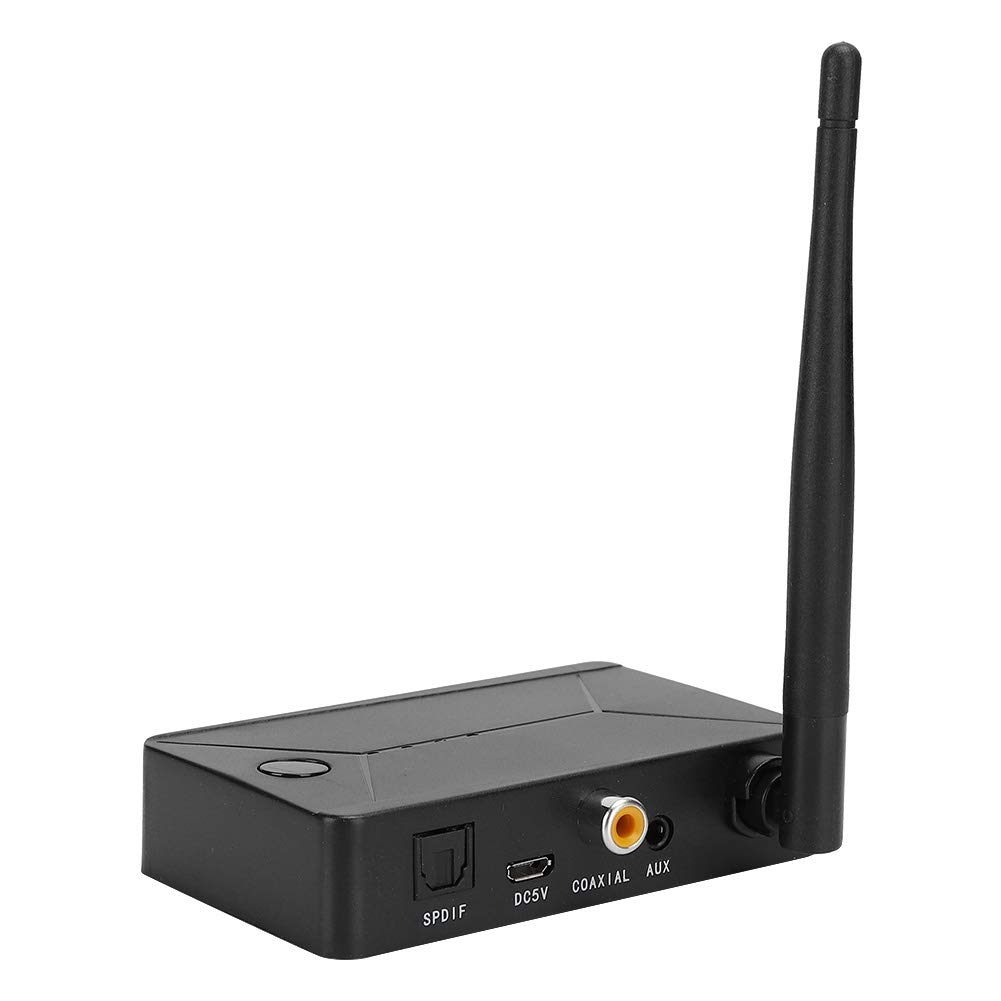 Digital to Analog Audio Converter,TX13 Transmitter Receiver with Fiber Optics,3.5mm Bluetooth Audio Adapter for TV/Home Stereo System Low Latency