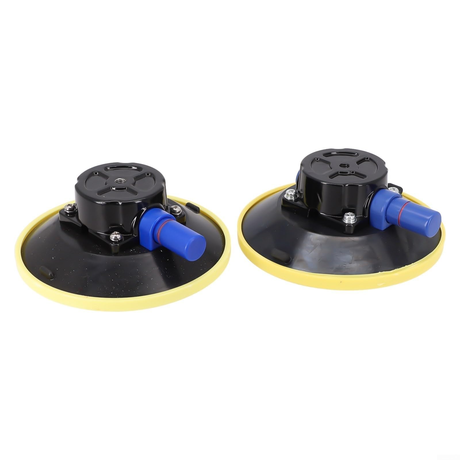 2er-Pack Vakuum-Saugnapfhalter, 150 mm, Handpumpe, Glassauger mit M8-Gewinde für Auto-Reparaturen, Hebewerkzeug