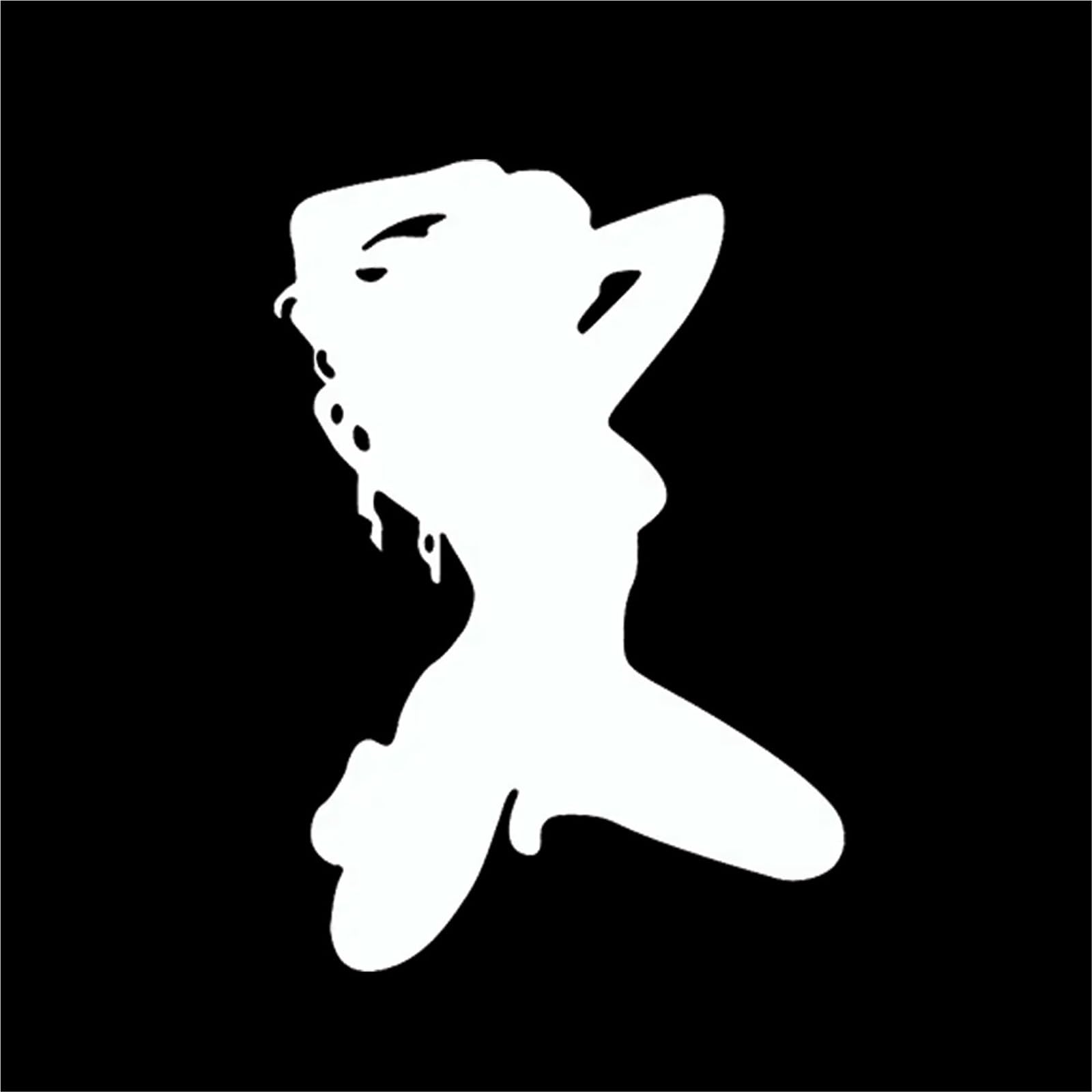 FGLFPXI Car Stickers 10.5x15cm, Playful Decal for Motorcycle Rear Windshield Bumper Truck Laptop