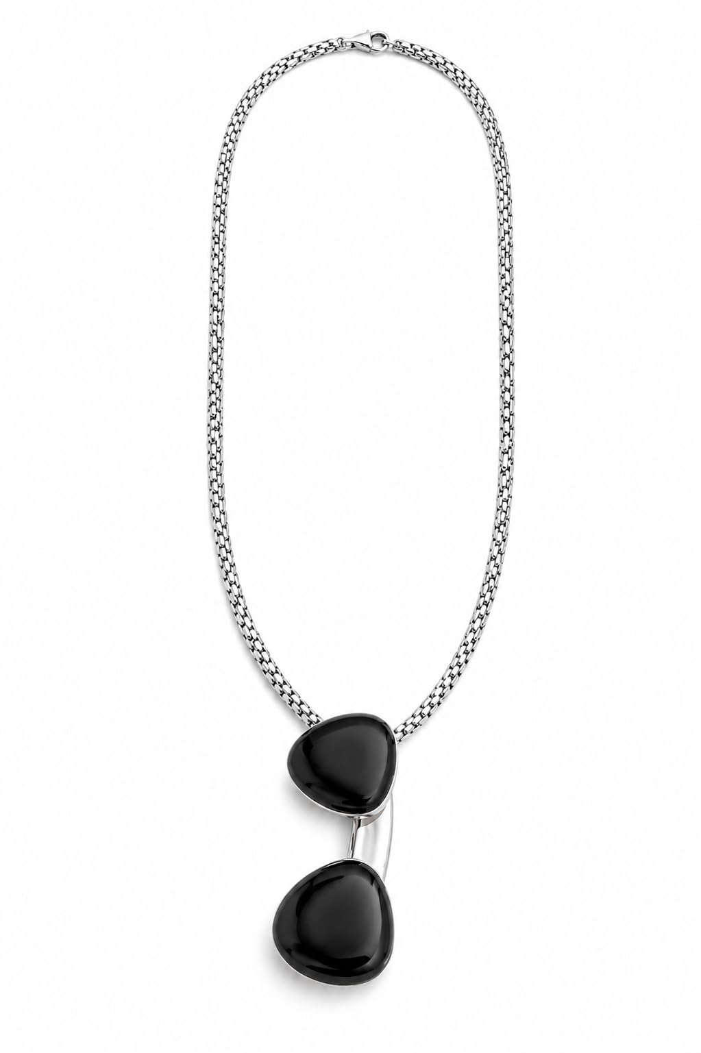 Ala Moda Silver-Toned Sunglases Pendant Necklace for Men & Boys | Pure Stainless Steel Chain | Anti-Tarnish European Style Statement Pendant | Trendy Fashion Jewellery | Daily Wear Gift for Him-image-25
