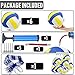 Sazoemao 6 Pack Official Size 5 Volleyball Balls Volley Ball of Synthetic Leather,Includes Ball Pump and Net Bag,Competition Volleyball for Indoor Outdoor