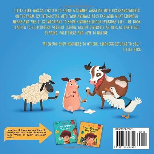 Kindness Makes Me Stronger: Children’s Book About Magic Of Kindness, Empathy And Respect (World Of Kids Emotions) #TOP1