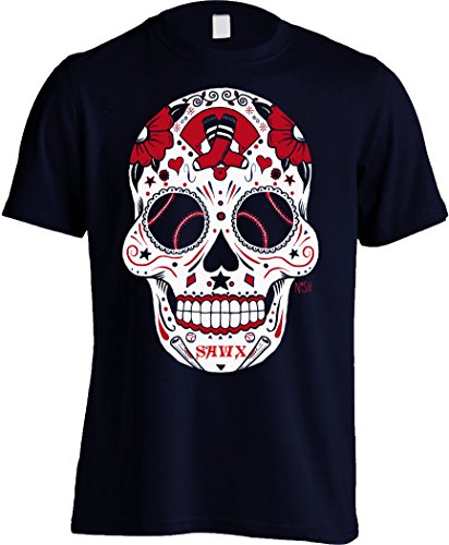 America's Finest Apparel Boston Sugar Skull BB - Men's (Medium) Navy Blue America's Finest Apparel Boston Sugar Skull BB - Men's (Medium) Navy Blue