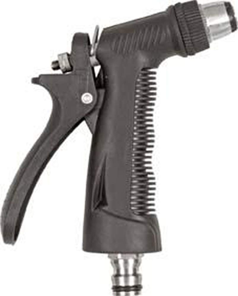 GEKA 740XSB - Spruzzatore per Pistola con Sistema a Incastro KS Rivestito con Spina di Collegamento, Nero/Argento, 18 x 8 x 13 cm