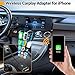 Zixatee Wireless Carplay Adapter with No Latency, Converts Wired to Wireless carplay Adapter for iPhone, Wireless Control Plug & Play Carplay for Cars from 2016 & for iPhone iOS 10+, Grey