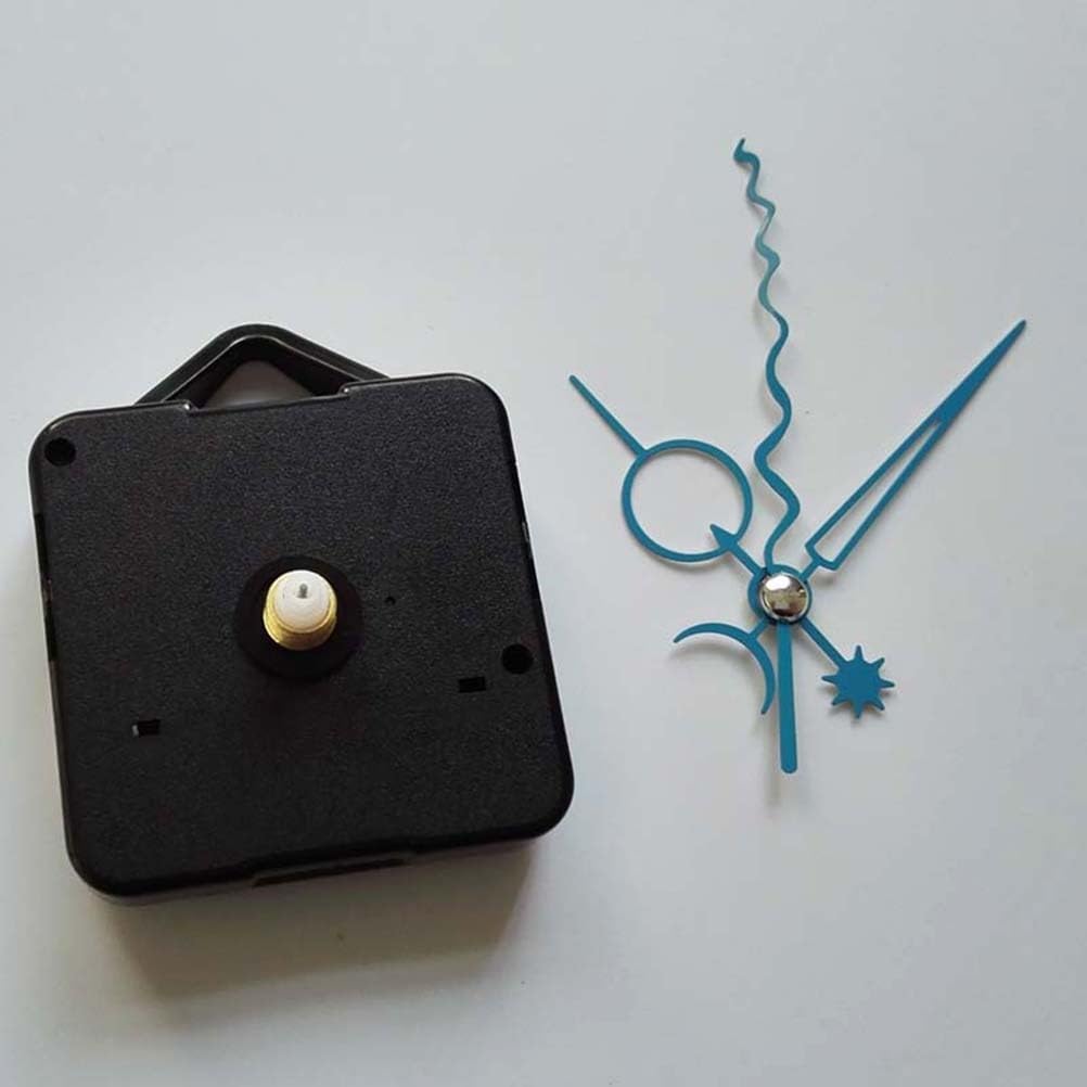 Veemoon Mute Clock Mechanism Kit Outdoor Clock Movement Replacement DIY Movement Repair Parts, No Battery Silent Operation (1 Core 3 Pointers)