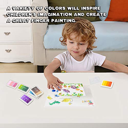 Ancwzoz MU001USIP Craft Ink Pad, Set Of 6 Washable Diy Stamp Ink Pads thumb #5