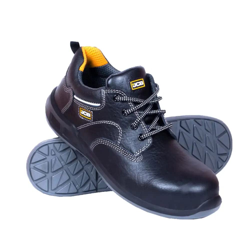 Mens Jcb Gutso Leather Steel Toe Black Safety Shoes Breathable Safety Footwear - Size 10 (B0B5NJYLF8) Amazon Price History, Amazon Price Tracker