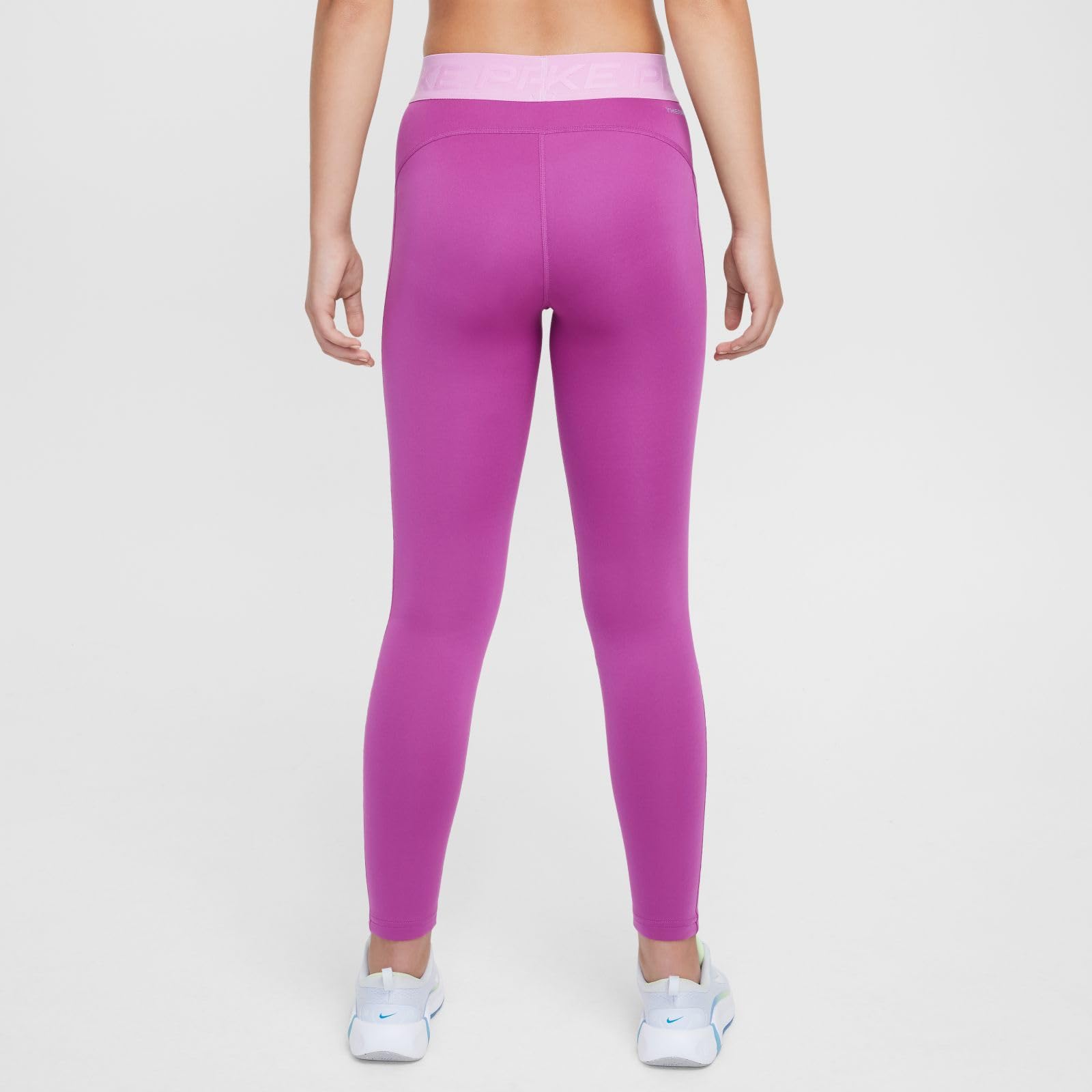 Nike Mädchen Leggings Nike Pro Therma-fit Leggings mit Mittelhohem Bund (Mädchen)