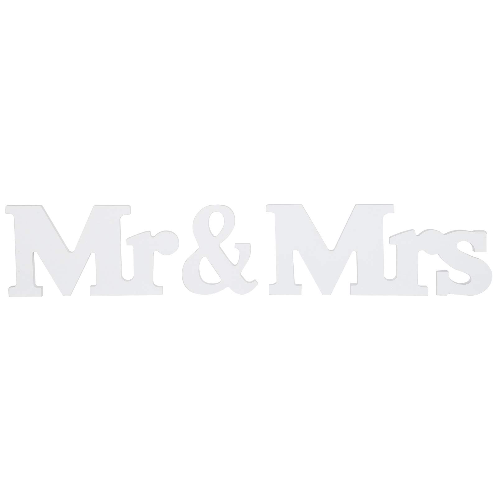 Holigie Mr Mrs Wooden Decorations, Collectible Housewarming Home Decorations for Weddings Valentine Day Romantic Ornament Thickness 1.2cm