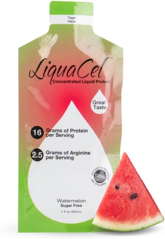 LiquaCel Liquid Protein, Watermelon Flavor, 1 oz Packet, 100 Ct — 사진 1