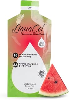 LiquaCel Liquid Protein, Watermelon Flavor, 1 oz Packet, 100 Ct