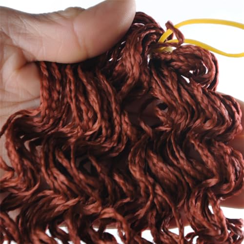 Mayloss 8Packs Long Wavy Thin ZiZi Box Braids...