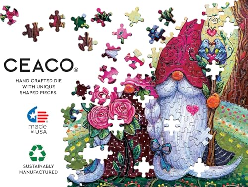 Rompecabezas Ceaco 'Always & Forever' de 300 piezas para adultos, arte de Marjorie Sarnat, hecho en EE.UU., tamaño final 24 x 18 pulgadas, incluye póster, apto para regalo y enmarcar miniatura 5