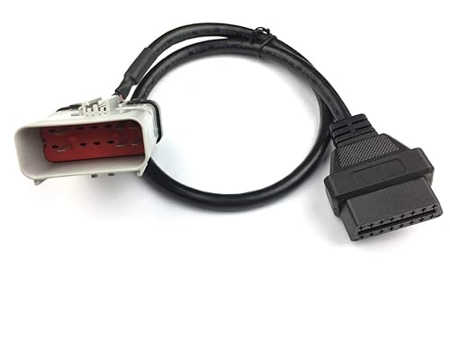 RP-1226 14 vías a 16 pin OBD II Cable ELD hembra RP1226 a OBD2 Cable adaptador