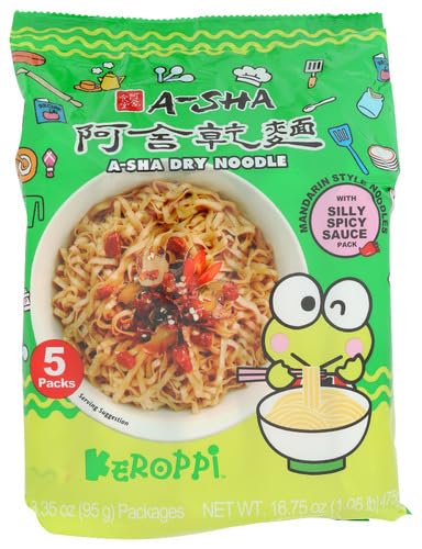 A​-Sha Noodles Spicy 16.75 oz (Pack of 6)
