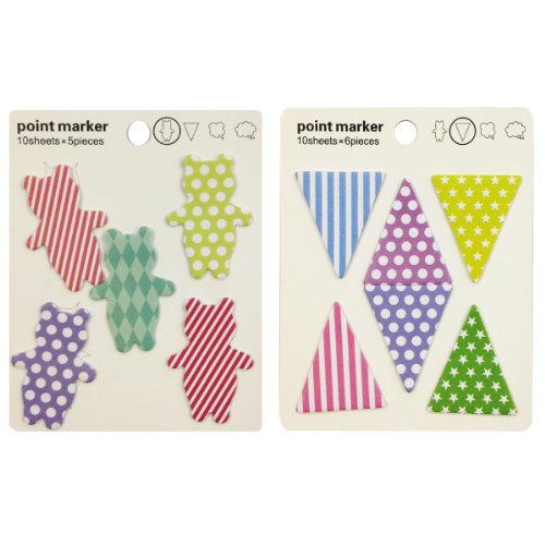 Notes repositionnables Dancing Bears et Groovy Triangles Wrapables (lot de 2)
