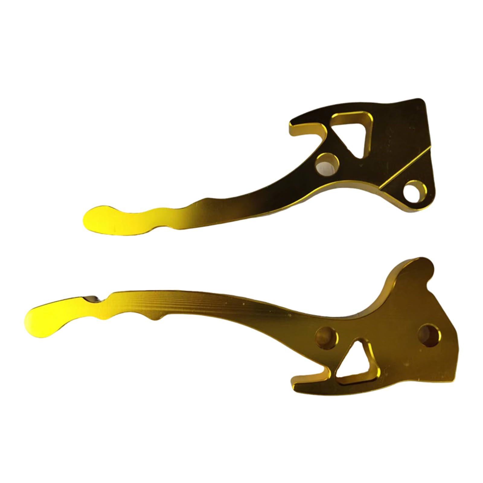 CUNZJIA Motorcycle Handlebars Brake Clutches Levers Set Aluminum Alloy Construction with Enhances Friction Surfaces for Safe Rid