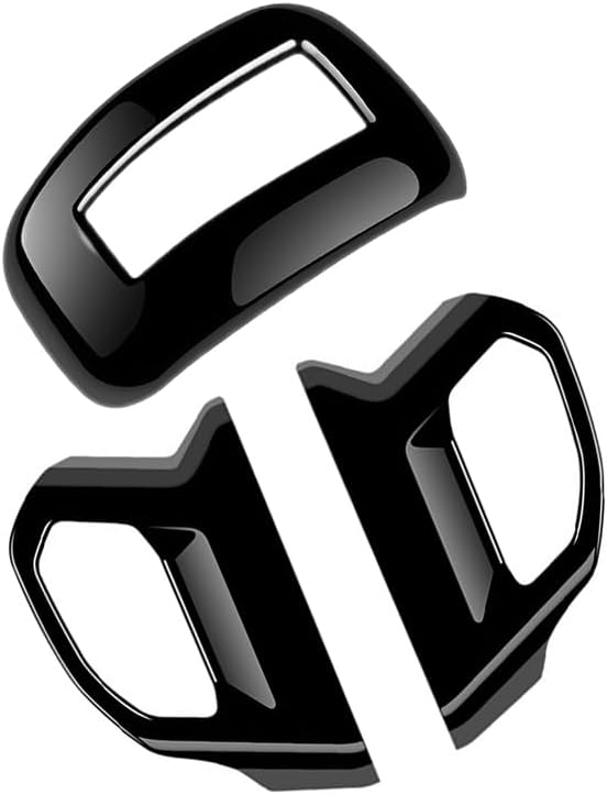 Gear Shift Lever Knob Shifter Head Cover Trim for Mitsubishi New Outlander 2022 2023 Interior Center Consoles Decoration Car Accessories 3PC/Set Black