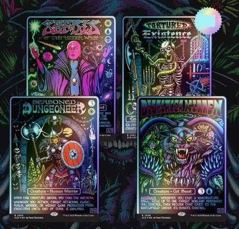 MTG Secret Lair x Dungeons & Dragons: Black Lights & Dark Dungeons