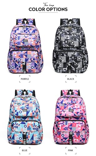 ORILOOSEN Mochila de lazer para meninas, mochilas escolares para ensino fundamental e médio, mochila