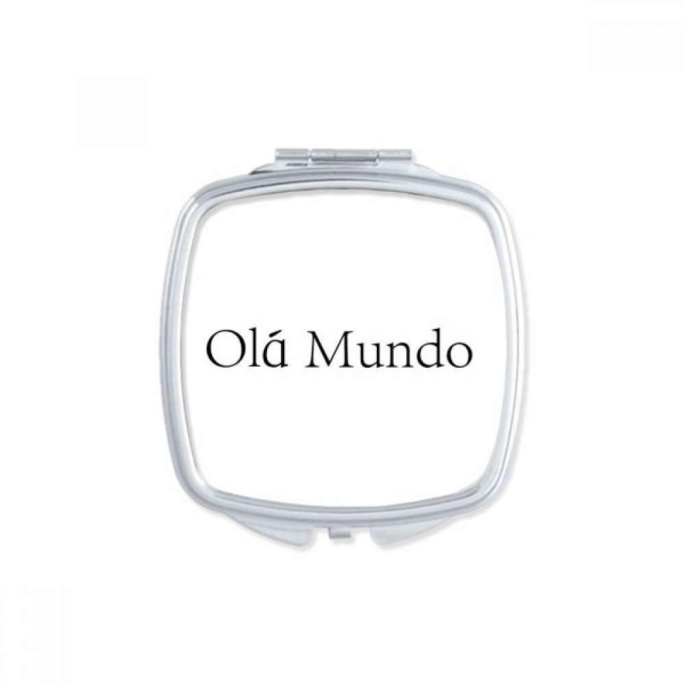 Miroir de maquillage compact petit format pour sac à main encombré
