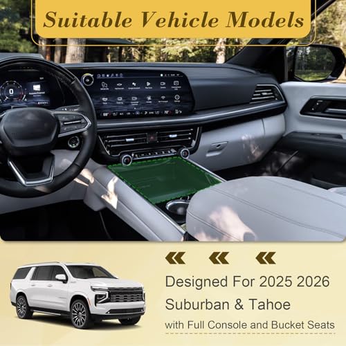 X-TKER Front Center Console Organizer for 2025 2026 Chevy Suburban & Tahoe by X-TKER - Used condition - Image 2