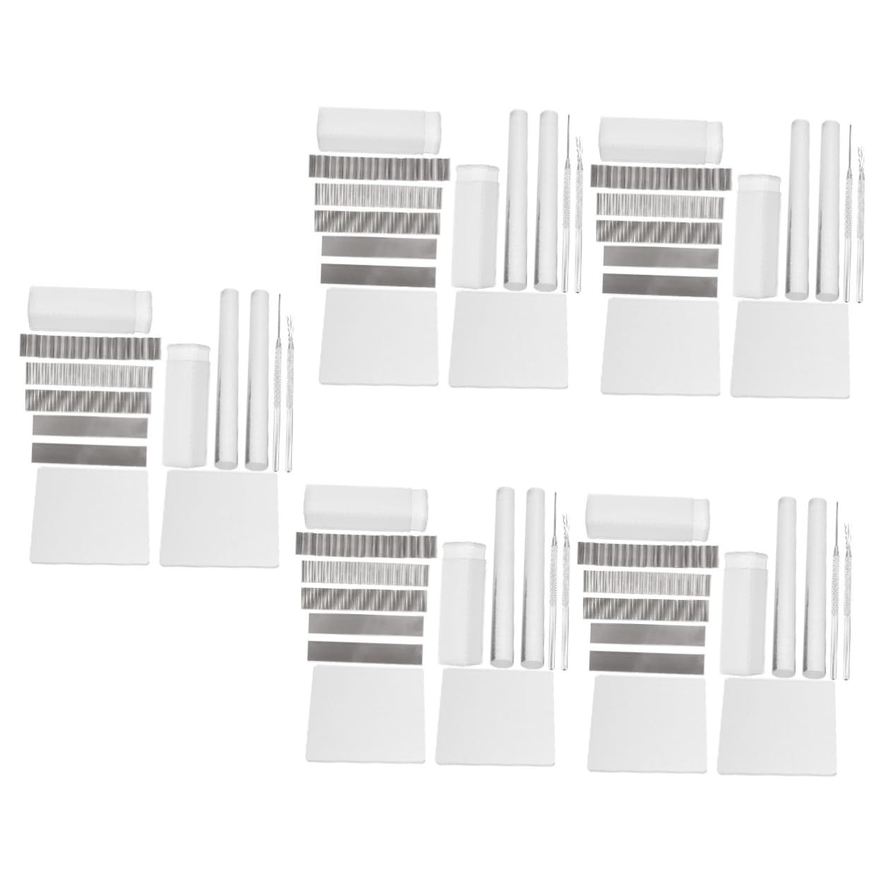 TEHAUX 5sets Strumenti per Argilla e Inossidabile per Intaglio e Modellazione Ceramica e Argilla Utensili Fai da Te per Progetti Artistici e Artigianali
