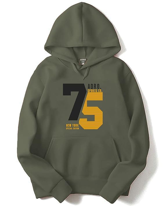 Number 75 Mens Printed Hoodies/Mens Sweatshirts