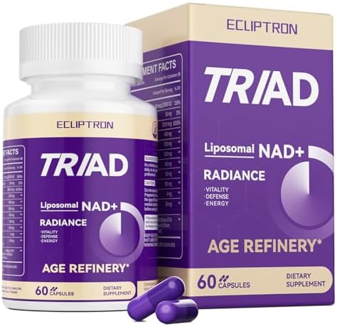 1800MG NAD+ Supplements for Women&Men - Nicotinamide Riboside & NAC Supplement, NMNH Supplement Alternative, Boosting NAD+*, Support Healthy Aging* - 60 Capsules