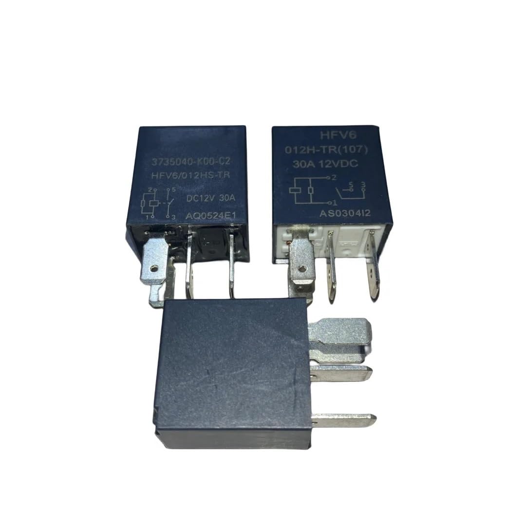 Relé HFV6 12VDC para solucionar fallos en faros y elevalunas de 30A 7