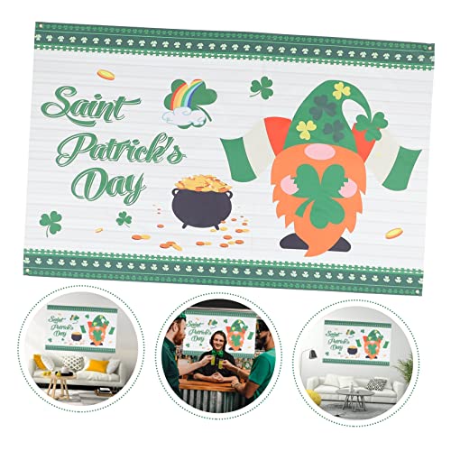 jojofuny 2Pçspanodefundofestivaldepanodepatrickdecoraçãodeparededecoraçãodefestafundojardimbannerdec