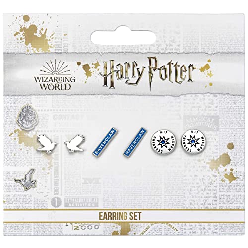 Official Harry Potter Ravenclaw Set of 3 Stud Earrings2