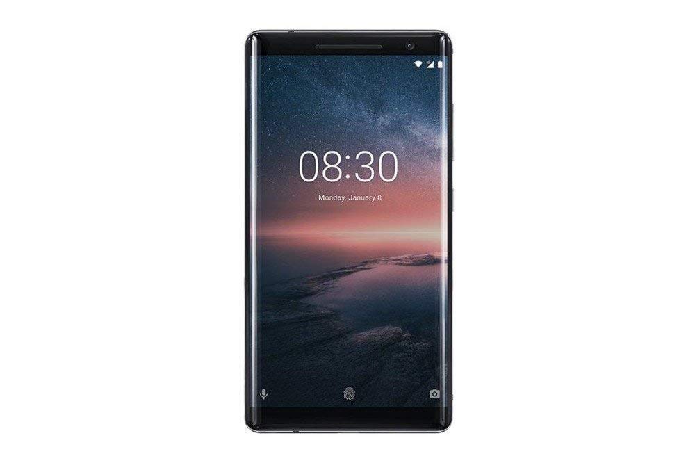 Tagasi view of Nokia 8 Sirocco TA-1005, showing the dual ZEISS camera, fingerprint sensor, and Nokia branding.