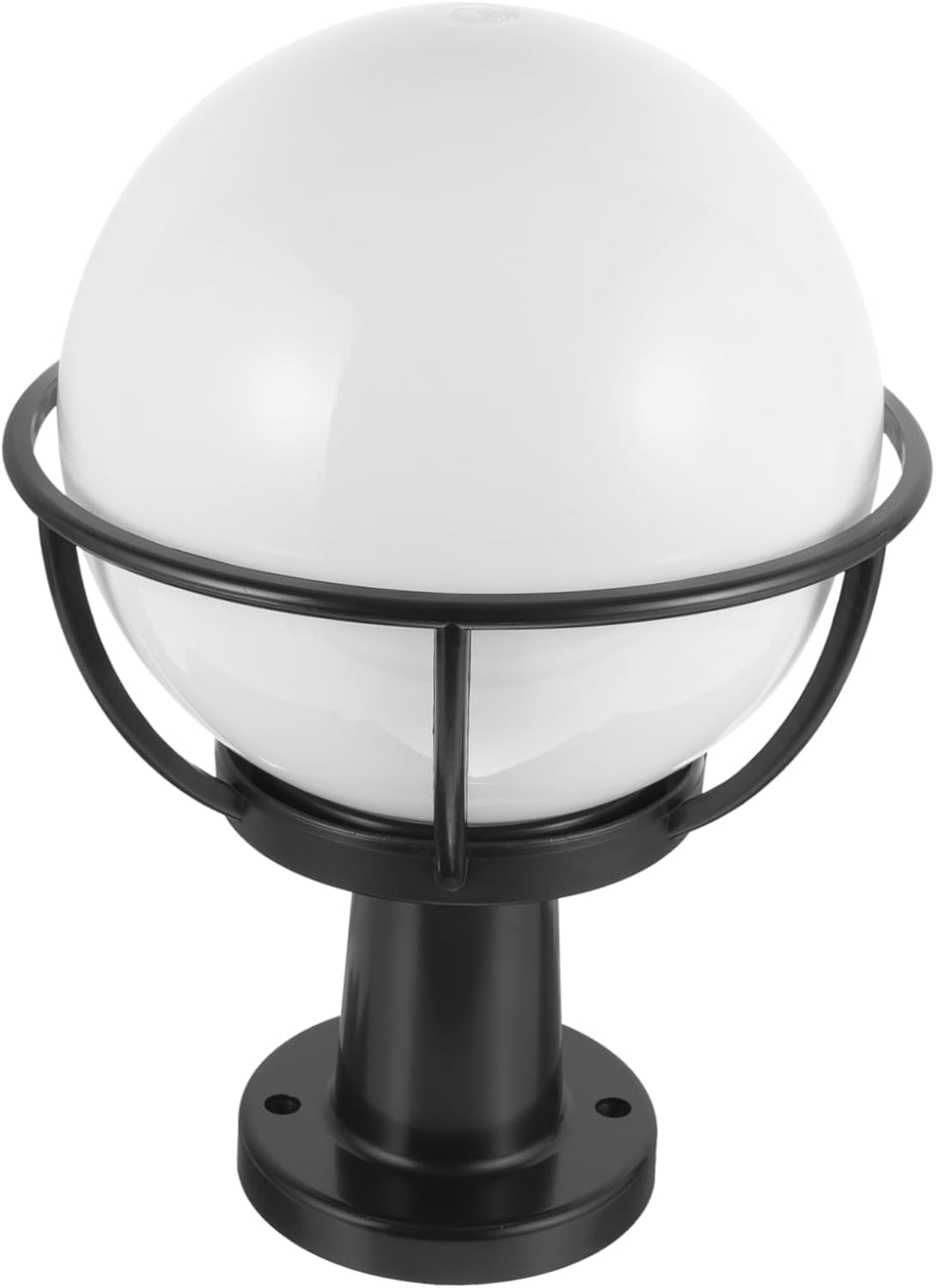 Abaodam Outdoor Pathway Light Globe Lampshade Base Decorative Light Fixture Cover for Walkways Waterproof Yard Decoration