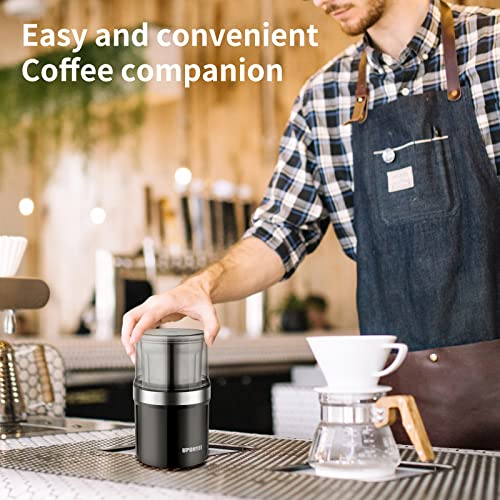 Kaffeemühle Elektrisch 350W Kaffeemühle Füllmenge 120g mit Leistungsstarke Edelstahlklinge Getreidemühle mit… – Bild 8